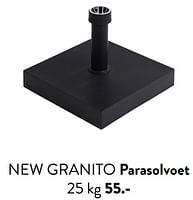 Promoties New granito parasolvoet - Huismerk - Casa - Geldig van 29/02/2024 tot 25/09/2024 bij Casa
