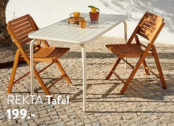 Promotions Rekta tafel - Produit maison - Casa - Valide de 29/02/2024 à 25/09/2024 chez Casa