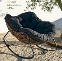 Promoties Rocko schommelstoel - Huismerk - Casa - Geldig van 29/02/2024 tot 25/09/2024 bij Casa