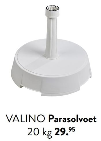 Promotions Valino parasolvoet - Produit maison - Casa - Valide de 29/02/2024 à 25/09/2024 chez Casa