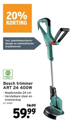 Promotions Bosch trimmer art 24 - Bosch - Valide de 06/03/2024 à 12/03/2024 chez Gamma