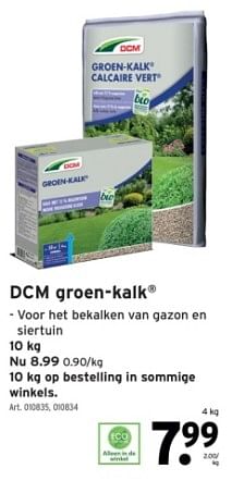 Promotions Dcm groen-kalk - DCM - Valide de 06/03/2024 à 12/03/2024 chez Gamma