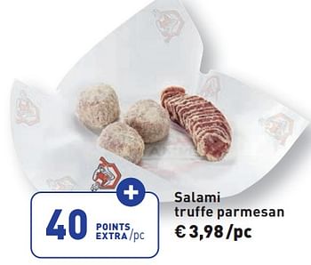 Promotions Salami truffe parmesan - Produit maison - Renmans - Valide de 08/03/2024 à 14/03/2024 chez Renmans