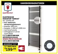 Elektrische radiator darius-Huismerk - Zelfbouwmarkt
