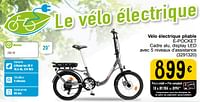 Promotions Vélo électrique pliable 20`` e-pocket - E-Pocket - Valide de 05/03/2024 à 24/09/2024 chez Cora