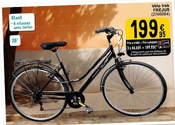 Promoties Vélo trek frejus - Frejus - Geldig van 05/03/2024 tot 24/09/2024 bij Cora