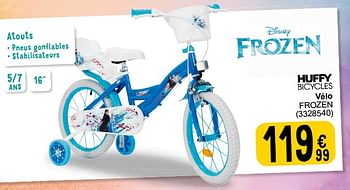 Promoties Huffy bicycles vélo frozen - Huffy Bicycles - Geldig van 05/03/2024 tot 24/09/2024 bij Cora