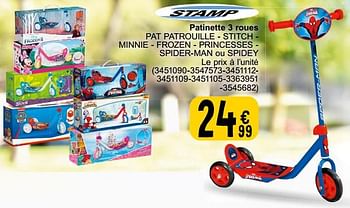 Promoties Patinette 3 roues - Stamp - Geldig van 05/03/2024 tot 24/09/2024 bij Cora