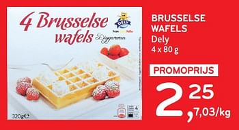 Promoties Brusselse wafels dely - Dely - Geldig van 28/02/2024 tot 12/03/2024 bij Alvo