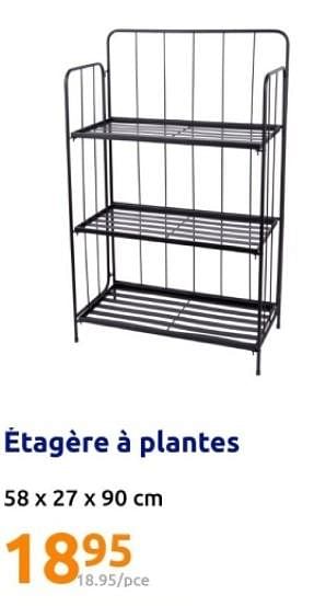 Promotions Etagére a plantes - Produit Maison - Action - Valide de 06/03/2024 à 12/03/2024 chez Action