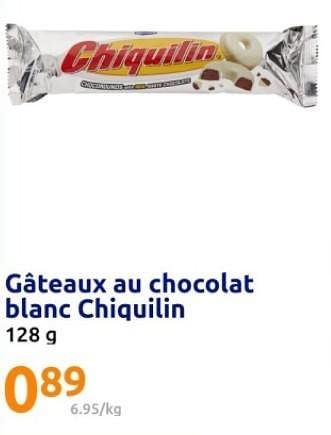 Promotions Gateaux au chocolat blanc chiquilin - Chiquilin - Valide de 06/03/2024 à 12/03/2024 chez Action