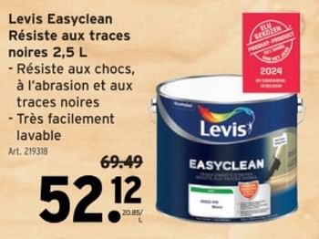 Promotions Levis easyclean résiste aux traces noires - Levis - Valide de 06/03/2024 à 12/03/2024 chez Gamma