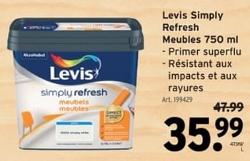 Promotions Levis simply refresh meubles - Levis - Valide de 06/03/2024 à 12/03/2024 chez Gamma