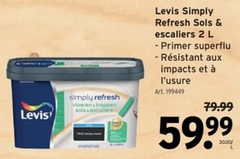 Promotions Levis simply refresh sols + escaliers - Levis - Valide de 06/03/2024 à 12/03/2024 chez Gamma