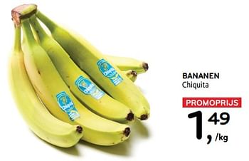 Promotions Bananen chiquita - Chiquita - Valide de 13/03/2024 à 26/03/2024 chez Alvo
