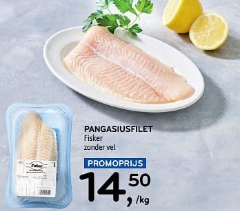 Promoties Pangasiusfilet fisker zonder vel - Fisker - Geldig van 13/03/2024 tot 26/03/2024 bij Alvo