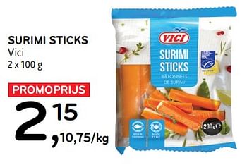 Promoties Surimi sticks vici - Vici - Geldig van 13/03/2024 tot 26/03/2024 bij Alvo