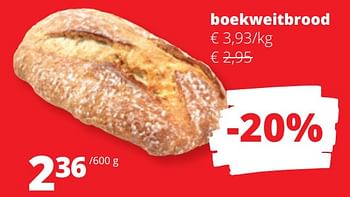 Promoties Boekweitbrood - Huismerk - Spar Retail - Geldig van 14/03/2024 tot 27/03/2024 bij Spar (Colruytgroup)