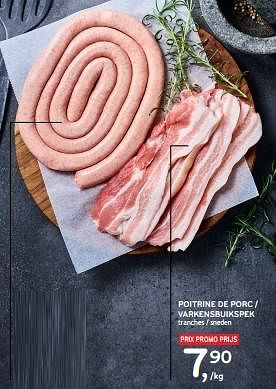 Promotions Poitrine de porc - Produit maison - Alvo - Valide de 28/02/2024 à 12/03/2024 chez Alvo