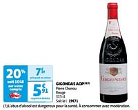 Gigondas aop pierre chanau rouge-Rode wijnen