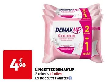 Promotions Lingettes demak`up - Demak'Up - Valide de 12/03/2024 à 31/03/2024 chez Auchan Ronq