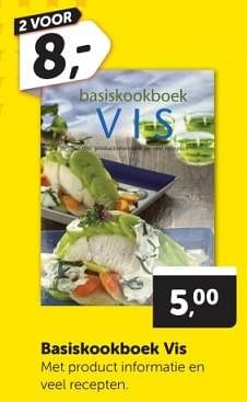 Promoties Basiskookboek vis - Huismerk - Boekenvoordeel - Geldig van 09/03/2024 tot 17/03/2024 bij BoekenVoordeel
