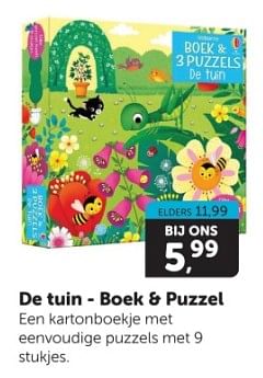 Promoties De tuin boek + puzzel - Huismerk - Boekenvoordeel - Geldig van 09/03/2024 tot 17/03/2024 bij BoekenVoordeel