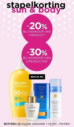 Promoties -20% bij aankoop van 1 product of -30% bij aankoop van 2 producten - Huismerk - ICI PARIS XL - Geldig van 11/03/2024 tot 17/03/2024 bij ICI PARIS XL