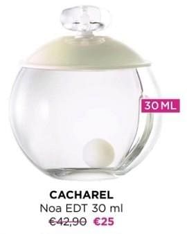 Promoties Cacharel noa edt - Cacharel - Geldig van 11/03/2024 tot 17/03/2024 bij ICI PARIS XL
