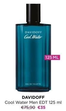 Promoties Davidoff cool water men edt - Davidoff - Geldig van 11/03/2024 tot 17/03/2024 bij ICI PARIS XL