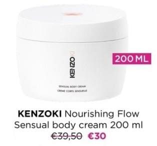 Promoties Kenzoki nourishing flow sensual body cream - Kenzoki - Geldig van 11/03/2024 tot 17/03/2024 bij ICI PARIS XL