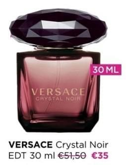 Promoties Versace crystal noir edt - Versace - Geldig van 11/03/2024 tot 17/03/2024 bij ICI PARIS XL