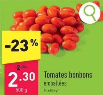Promotions Tomates bonbons - Produit maison - Aldi - Valide de 11/03/2024 à 16/03/2024 chez Aldi