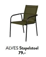 Promoties Alves stapelstoel - Huismerk - Casa - Geldig van 29/02/2024 tot 25/09/2024 bij Casa
