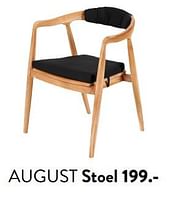 Promoties August stoel - Huismerk - Casa - Geldig van 29/02/2024 tot 25/09/2024 bij Casa