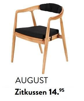 Promotions August zitkussen - Produit maison - Casa - Valide de 29/02/2024 à 25/09/2024 chez Casa