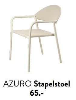 Azuro stapelstoel