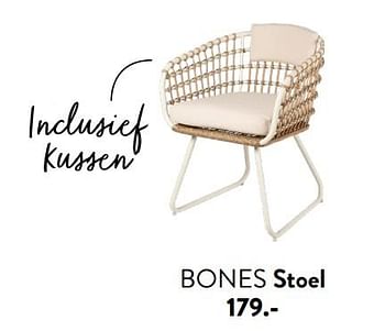 Promotions Bones stoel - Produit maison - Casa - Valide de 29/02/2024 à 25/09/2024 chez Casa