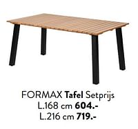 Formax tafel setprijs-Huismerk - Casa