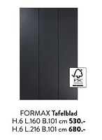 Promoties Formax tafelblad - Huismerk - Casa - Geldig van 29/02/2024 tot 25/09/2024 bij Casa