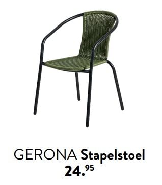 Promoties Gerona stapelstoel - Huismerk - Casa - Geldig van 29/02/2024 tot 25/09/2024 bij Casa