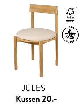 Promotions Jules kussen - Produit maison - Casa - Valide de 29/02/2024 à 25/09/2024 chez Casa