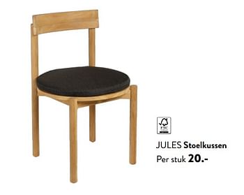 Promotions Jules stoelkussen - Produit maison - Casa - Valide de 29/02/2024 à 25/09/2024 chez Casa