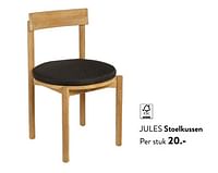 Promoties Jules stoelkussen - Huismerk - Casa - Geldig van 29/02/2024 tot 25/09/2024 bij Casa