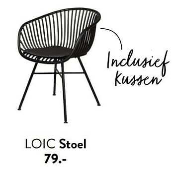 Promoties Loic stoel - Huismerk - Casa - Geldig van 29/02/2024 tot 25/09/2024 bij Casa