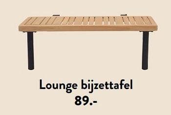 Promoties Lounge bijzettafel - Huismerk - Casa - Geldig van 29/02/2024 tot 25/09/2024 bij Casa