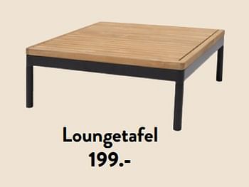 Promoties Loungetafel - Huismerk - Casa - Geldig van 29/02/2024 tot 25/09/2024 bij Casa