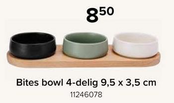 Promotions Bites bowl 4-delig - Cosy & Trendy - Valide de 08/03/2024 à 14/04/2024 chez Euro Shop
