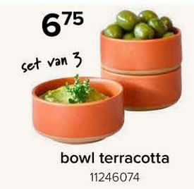 Promotions Bowl terracotta - Cosy & Trendy - Valide de 08/03/2024 à 14/04/2024 chez Euro Shop