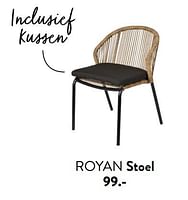 Promoties Royan stoel - Huismerk - Casa - Geldig van 29/02/2024 tot 25/09/2024 bij Casa